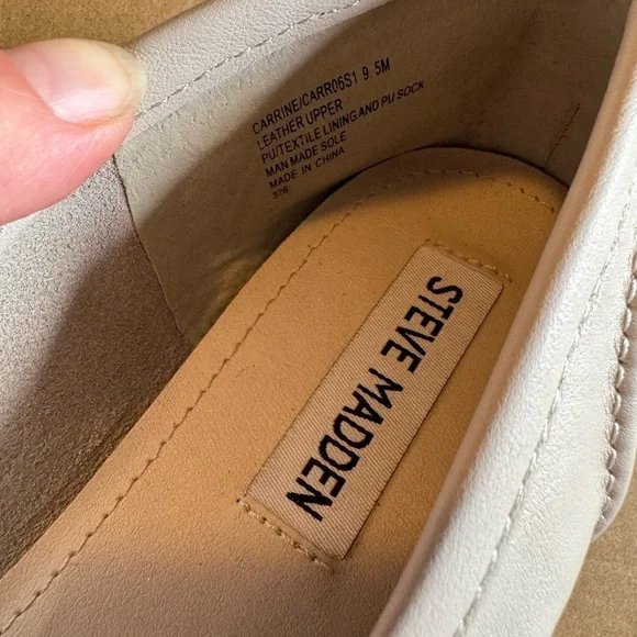 STEVE MADDEN LOAFERS WHITE SZ 9.5 - Picture 5 of 8